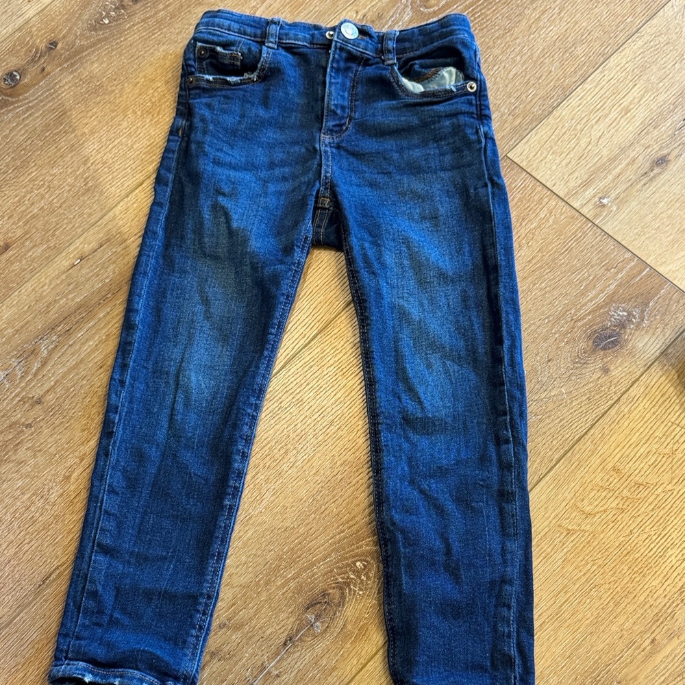 Zara Dark Blue Denim Jeans
